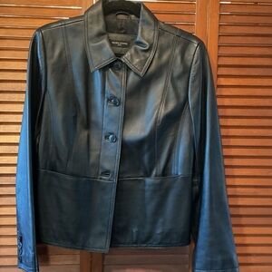 Valerie Steven’s Classic Black Leather Jacket